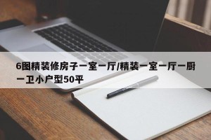 6图精装修房子一室一厅/精装一室一厅一厨一卫小户型50平